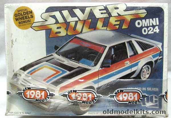 MPC 1/25 1981 Dodge Omni 024  - Stock or Custom 'Silver Bullet', 1-1710 plastic model kit